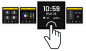 Preview: LCN-TD4W 4-Zoll Farb-Touch-Display Weiß