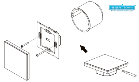 Touch-RGBW-DALI-Controller SR-2300TR-G4-RGBW-DT8-24V