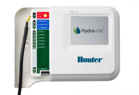 HUNTER HC-601e-i WiFi Steuergerät, 6 Stationen Innensteuergerät mit Hydrawi6