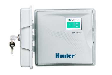 HUNTER PHC-1201-E, WiFi Steuergerät, 12 Stationen Aussensteuergerät mit Hydrawise, mit internem Trafo