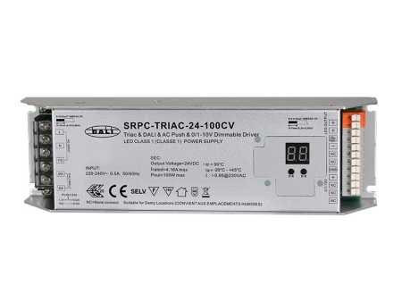 100W Triac Dimming-Treiber  mit DALI, Push, Triac, 0/1-10V, SRPC-TRIAC-24-100CV