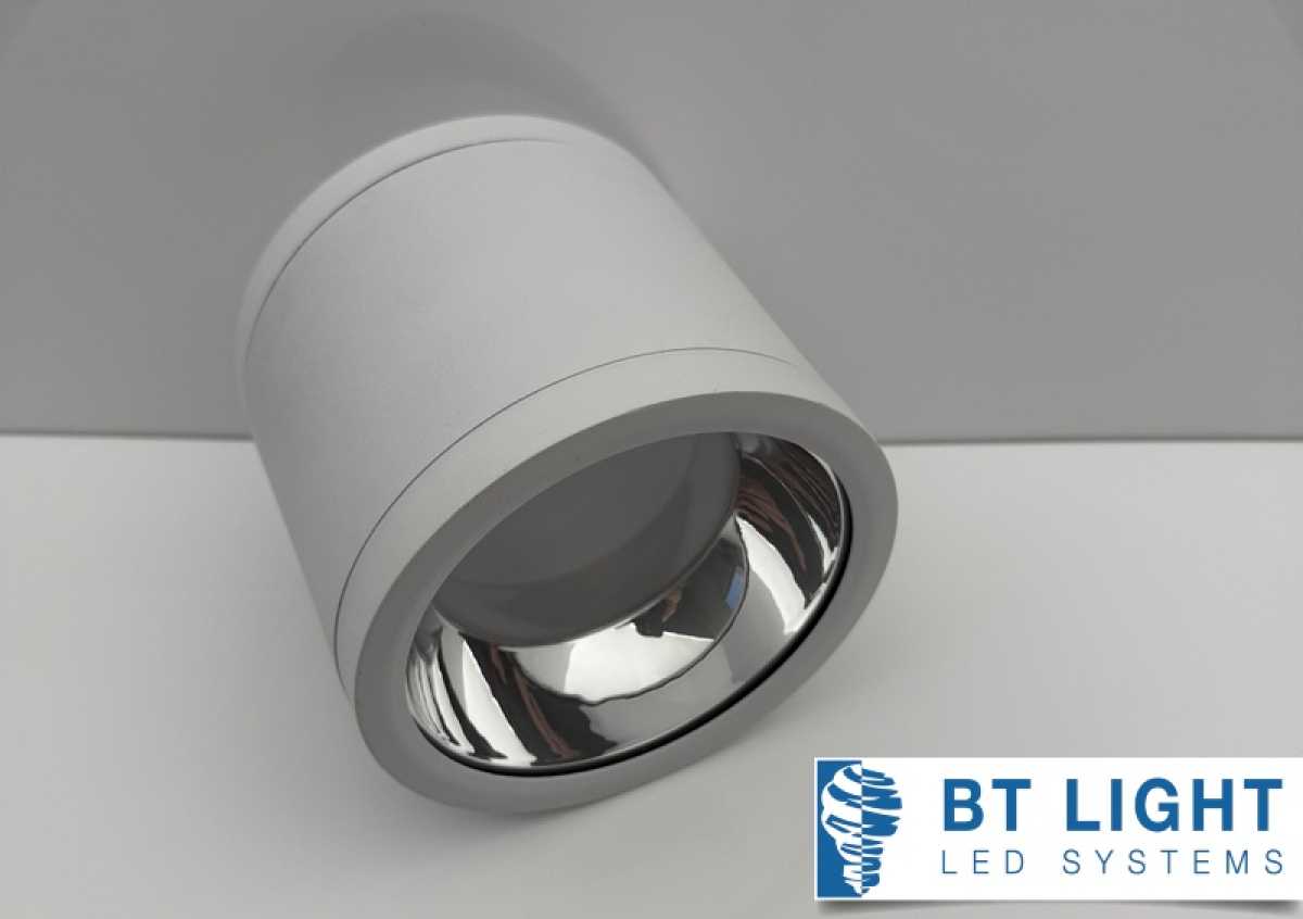 LED Aufbau,-Deckenleuchte rund IP65, 18W, 75, ° CCT, Dimmbar, CCT 3000K + 4000K + 5700K