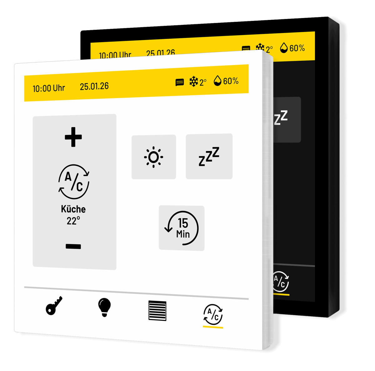 LCN-TD4W 4-Zoll Farb-Touch-Display Weiß