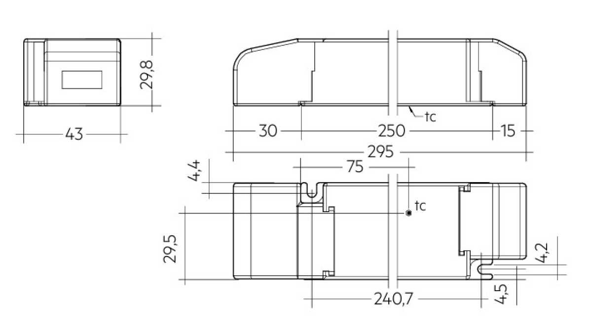 Tridonic, LED Treiber 24V  100W 4,17A Festspannung, Driver LC 100W 24V SC SNC