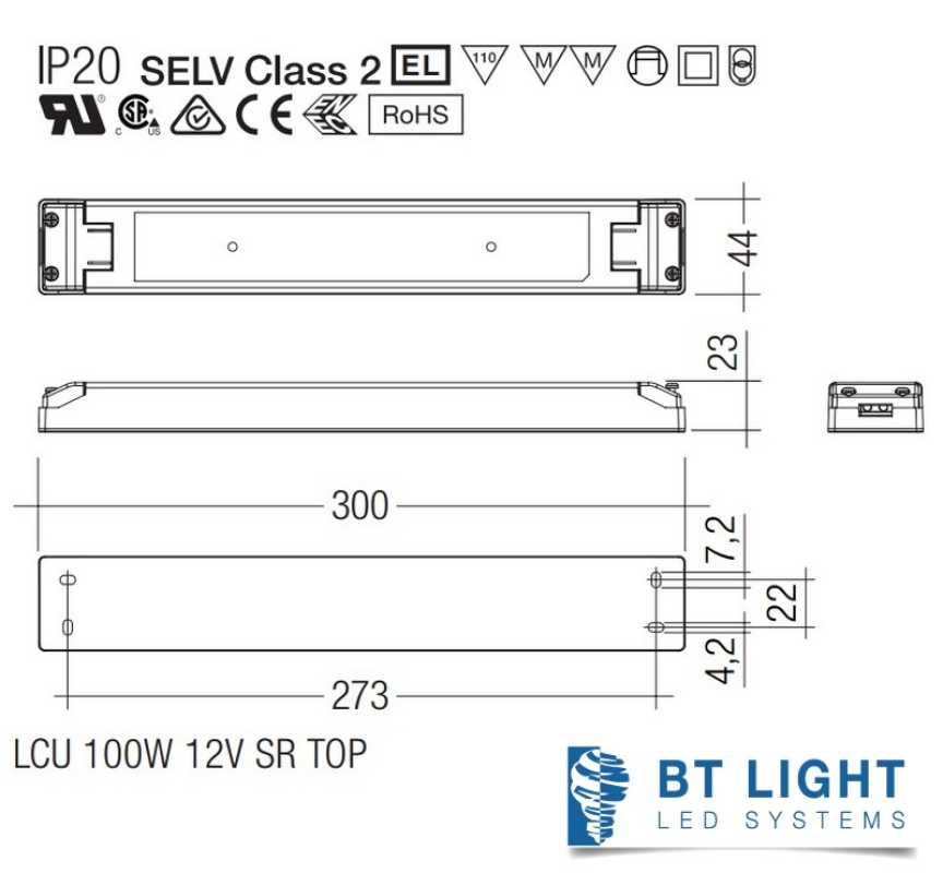 Tridonic , LED Treiber 12V  60W 5A Festspannung, LCU 60W 12_24V IP20 EXC